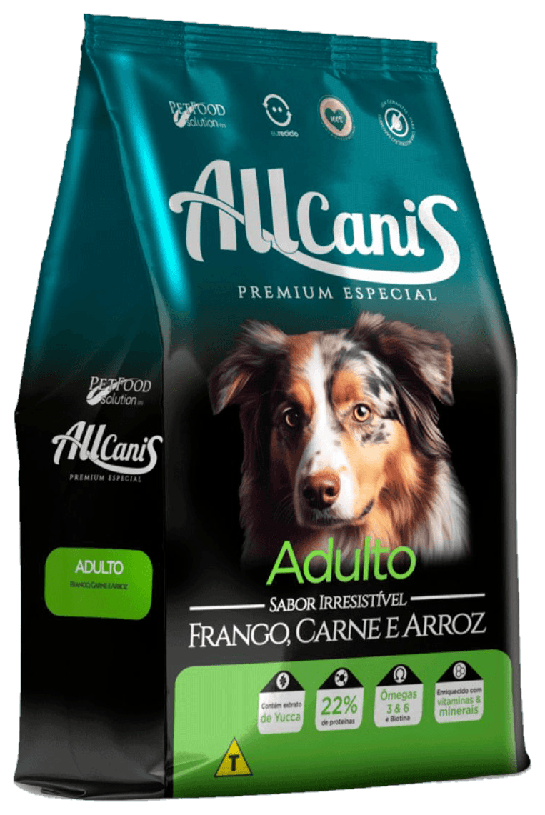 Embalagem de ração Allcanis Allcanis Premium Especial — Adultos • Raças médias e grandes