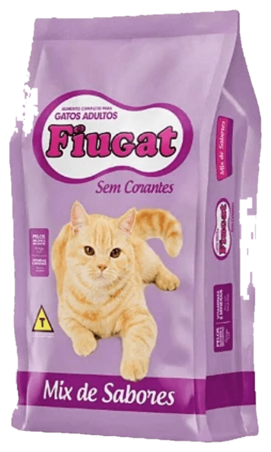 Embalagem de ração Fiugat Fiugat Sem Corantes — Gatos adultos • Mix de sabores